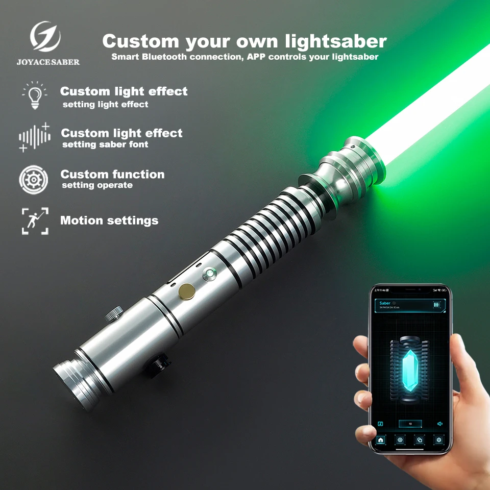 Pixel Lightsaber Jedi Anakin AOTC Light Saber Neopixel Laser Sword Metal Handle Cosplay Luminous Dueling Xenopixel Sabers Toys