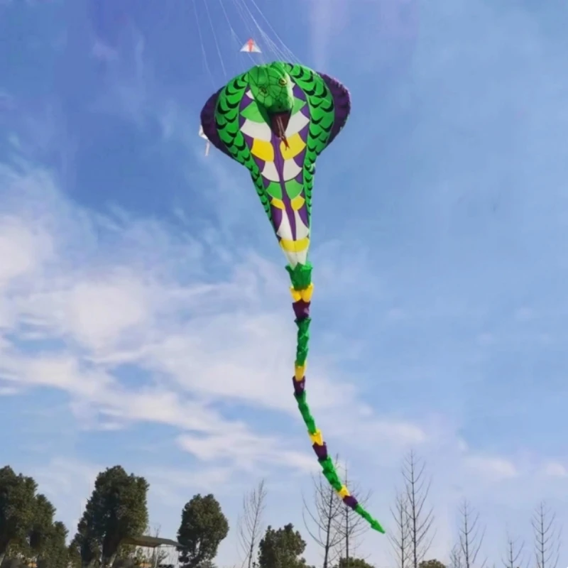 20m Large kites flying snake kites pendant nylon kites show kites factory Inflatables rubber snake windsurfing professional kite