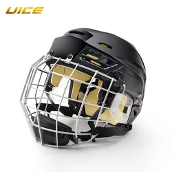 Ice Hockey Helmet 57-60cm Full Face Adult Safety Top Equipment PP Shell Hockey Helmet Hockey Helmet Combo Sport Helmet