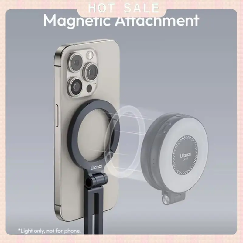 

24-Hour Delivery Ulanzi MA07 Maglock 1/4 Cold Shoe Phone Mount With Light Double-Side Magnetic Phone Mount Camera Tripod For Iph