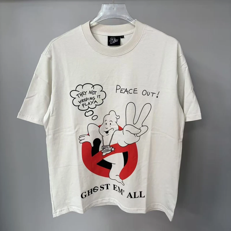 2026 Triple Sevens Victory Gesture Graphic T Shirt Men Women High Quality Loose Casual Short Sleeve T-shirt Round Neck Tops Tee