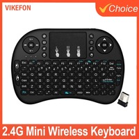 2.4G Mini Wireless Keyboard I8 English Russian Air Mouse Touchpad Remote Control For Laptop TV BOX USB Receiver