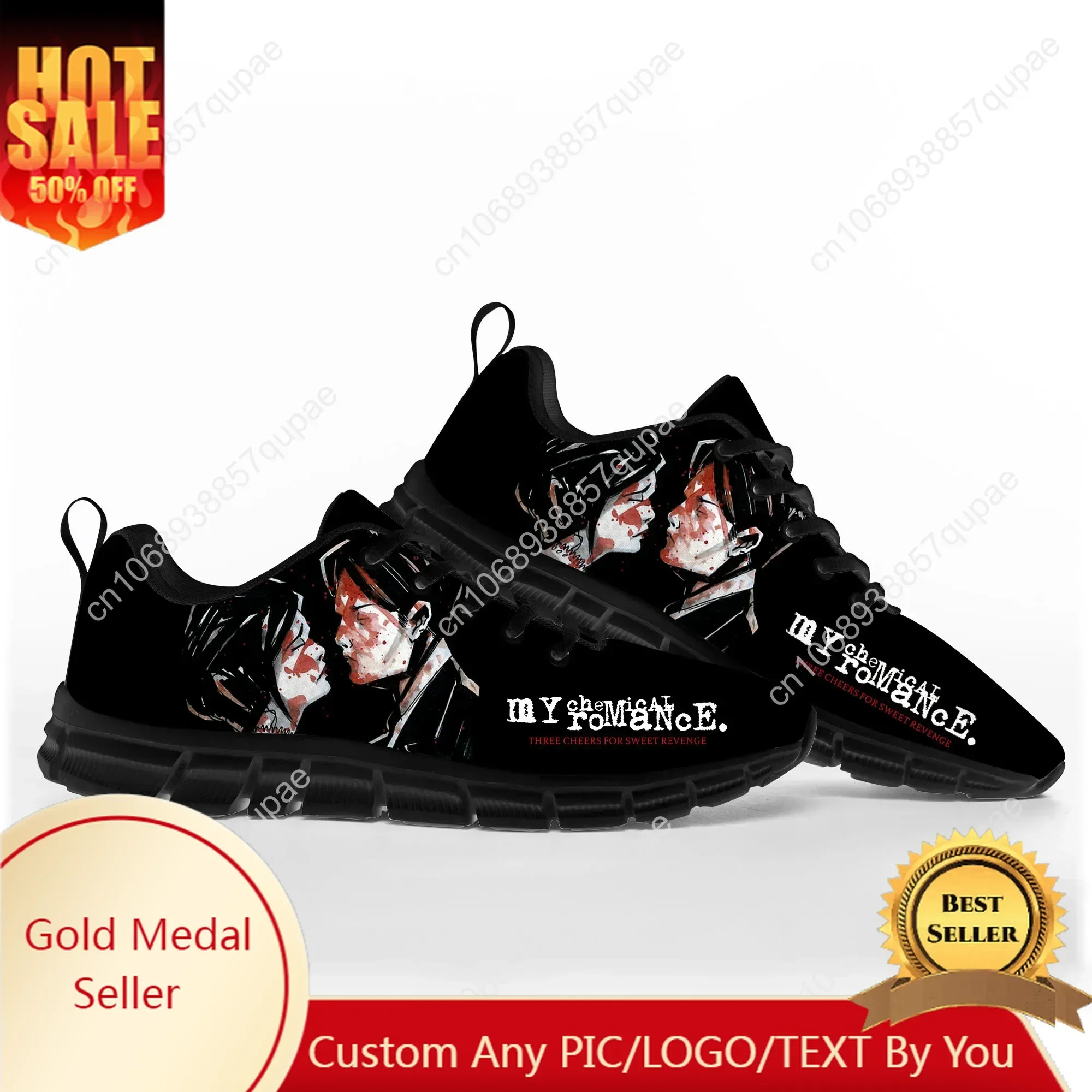 

My Chemical Romance Rock Band Sports Shoes Mens Womens Teenager Sneakers Casual Custom High Quality Couple Shoes