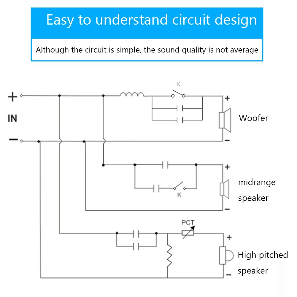 Divisor de alto-falante de estante, 150w, crossover, agudos, médios, graves, 3 maneiras, filtro de alto-falante, crossover 50hz-20khz, sistemas de áudio doméstico diy