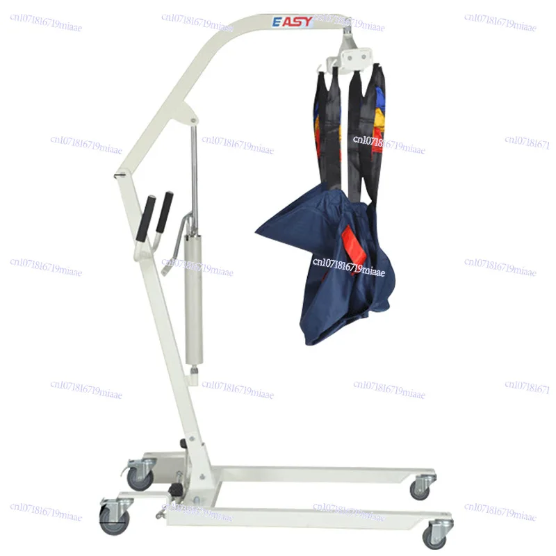 

MUNIU Manual Hydraulic Patient Lift Rehabilitation Therapy Supplies with Comfortable Sling for Patient Hoist Transfer