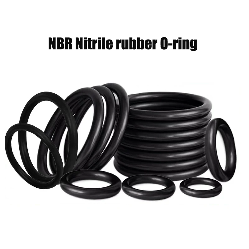 Picture 3: CS 5.7mm/8mm/8.6mm NBR 70-Durometer Nitrile O-Ring Black Nitrile Rubber O-ring Outer Diameter 30mm-400mm Oil Seal Sealing Ring