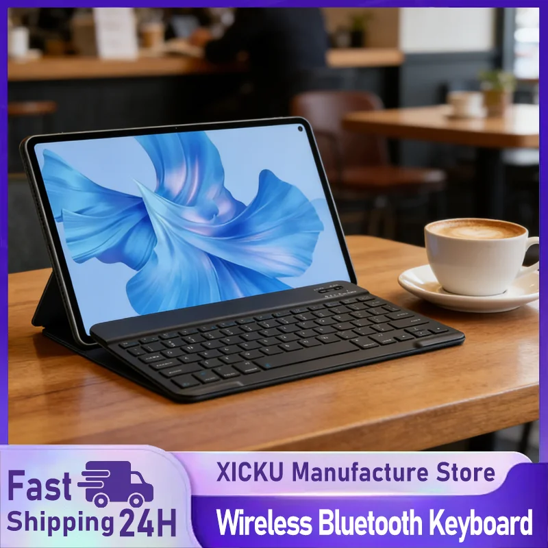 Bluetooth Keyboard for iPad 10th Generation iPad Pro 13 12 11 10 9 8 7 Inch iPad Air 13 11th iPad Mini Samsung Xiaomi Tablets