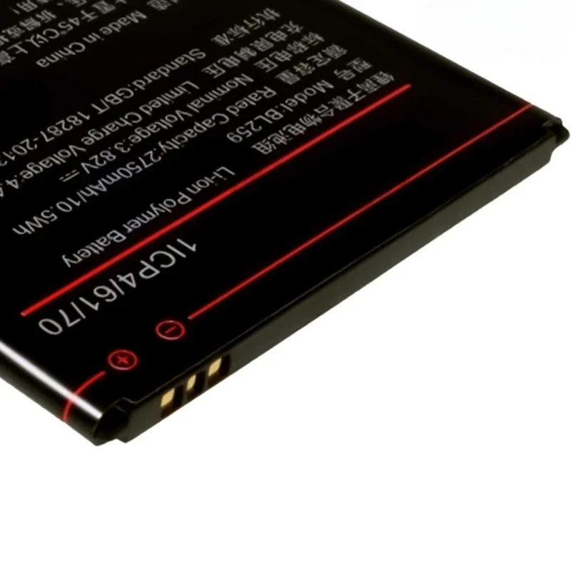 New 2750mAh BL259 Battery for Lenovo Vibe K5 / K5 Plus / A6020 A6020A40 A6020A46 A6020a41 A6020136 Replacement Bateria 3.82V