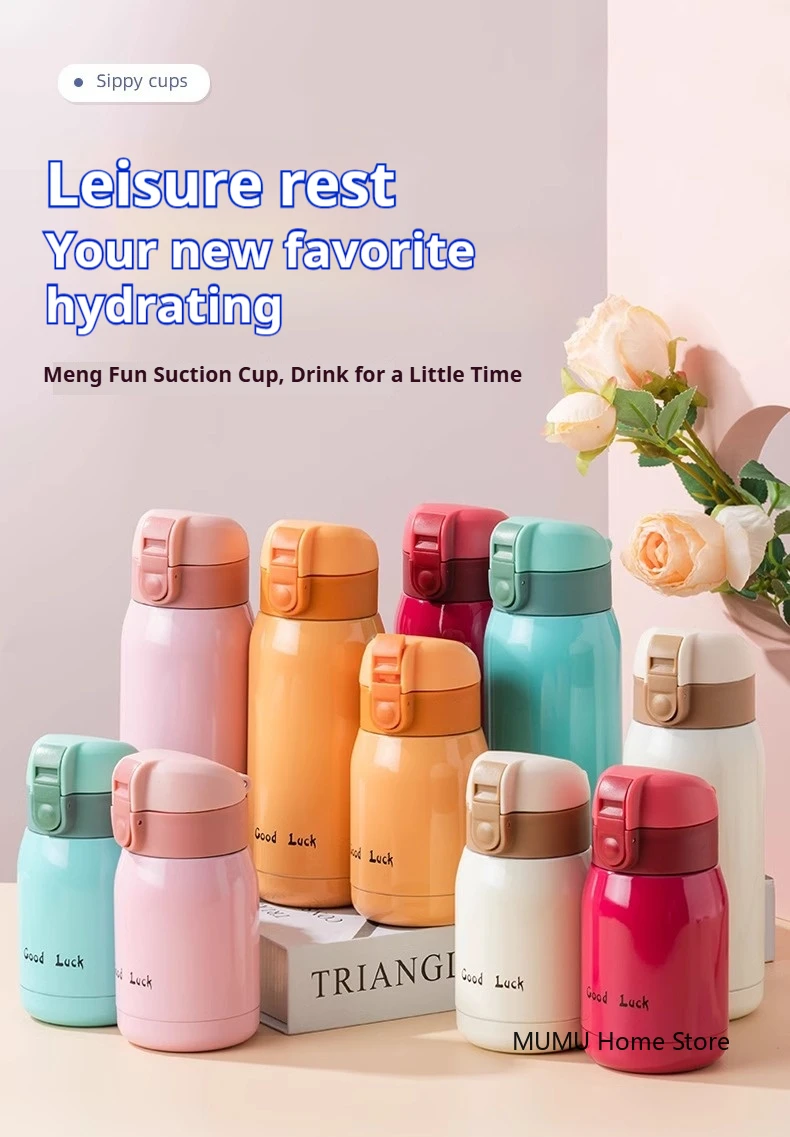200ML/350ML Stainless Steel Pocket Cup Travel Thermal Coffee Mug Mini Thermos Cup Vacuum Flask Insulated Cup Sport Water Bottle