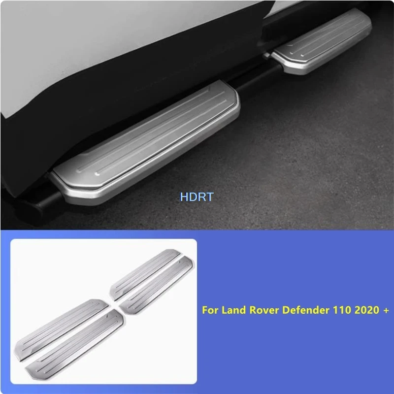 

Для Land Rover Defender 90/110 2020 + Стайлинг автомобиля, порог, накладка на порог, боковая ступенька, накладка на педаль, аксессуары