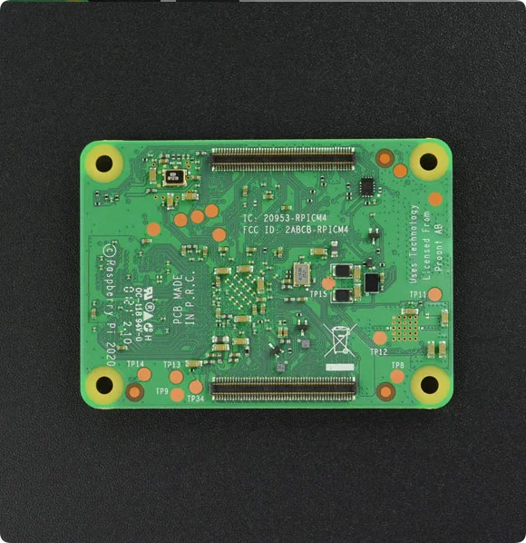 Raspberry Pi Compute Module 4 (CM4) - 2GB RAM / 32GB EMMC / Wi-Fi/BT 5.0 - Quad-Core 64-bit for Embedded & Industrial Use