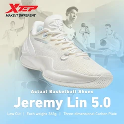 Xtep Jeremy Lin 5.0 Generation Ultra Basketball Shoes For Men  Autumn  Combat No-Silp Support High Top Cushion  976319120018