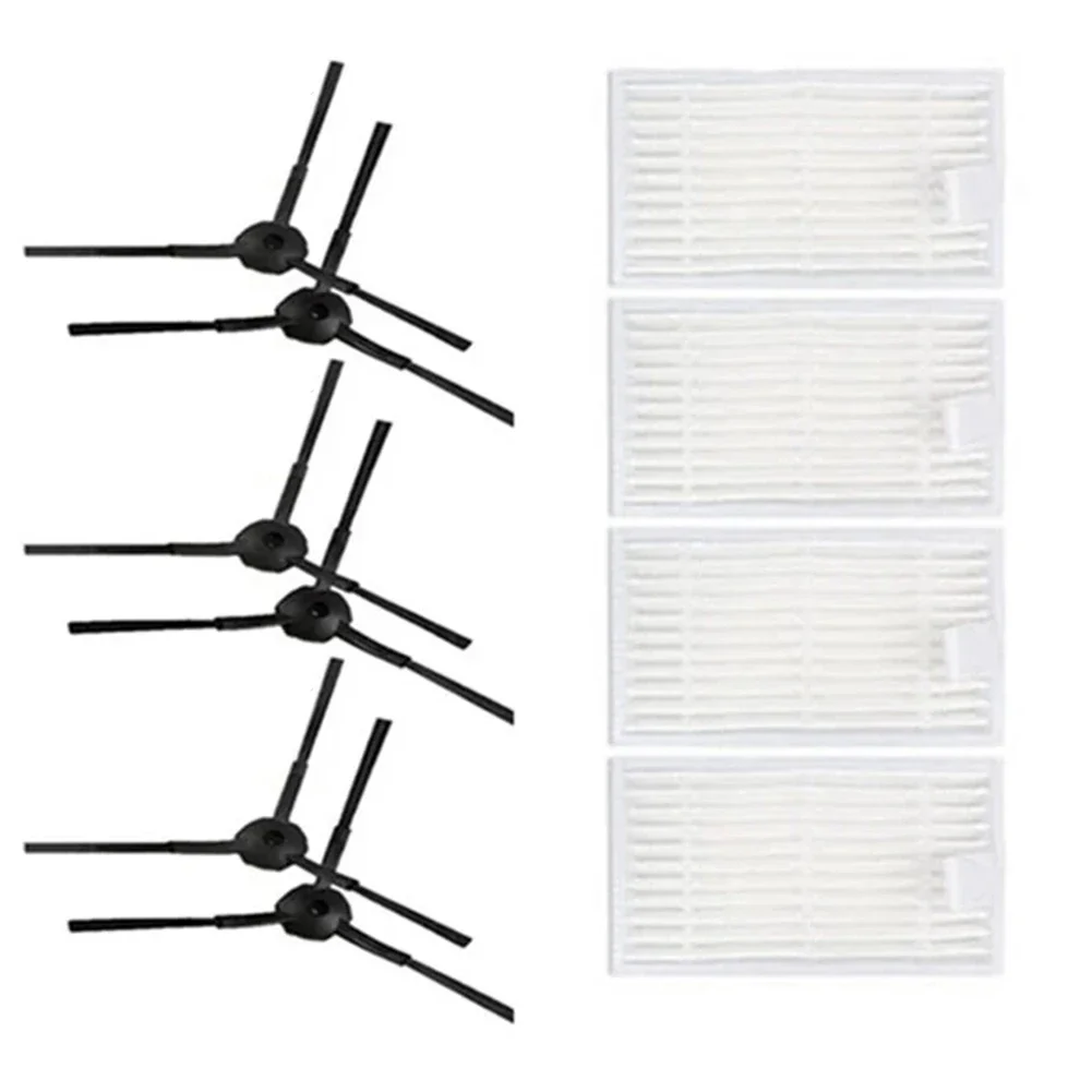 10pcs/set Side Brushes Filter Replacement For Tesla RoboStar T10 T30 T40 Robotic Vacuum Cleaner Spare Parts
