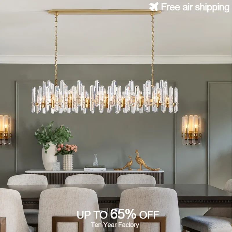 Brown black long leather belt modern led luxury pendant light decorative hanging for living room