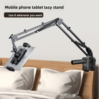 Metal Cantilever Stand Lazy Phone Holder Live Streaming Shooting Bedside Desktop Watching Drama Pad Tablet Bracket Grip