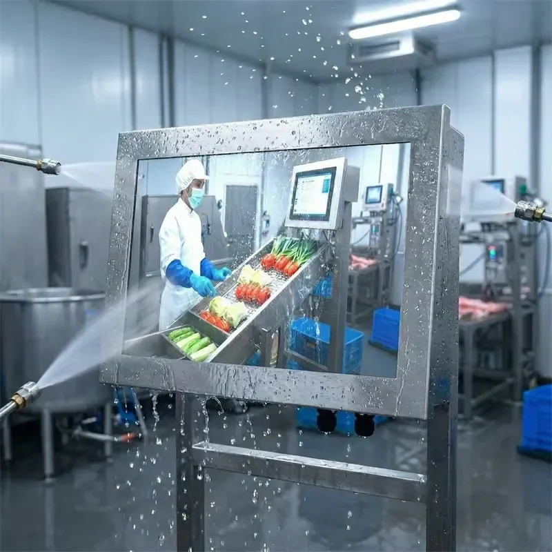 

15.6" IP67 Stainless Steel 316 Resistive Touch Panel PC 1000nits Sunlight Readable Fanless Industrial