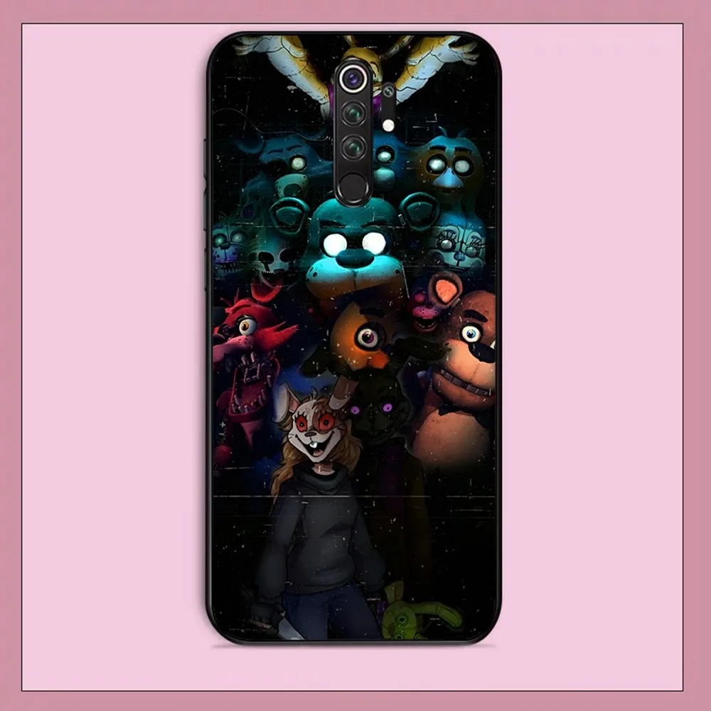 FNAF F-Five N-Nights at-Freddys Phone Case For Redmi Note 4 X 5 A 6 7 8 T 9 9S 10 11 11S 11Epro Poco M3 pro