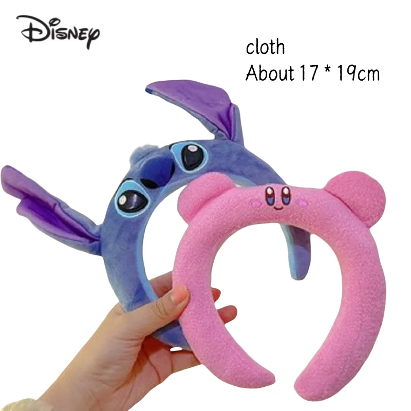Stitchแถบคาดศีรษะใหม่Creativeแถบคาดศีรษะล้างหน้าSuperน่ารักการ์ตูนคู่ตลกHeadbandผมTieแถบคาดศีรษะอุปกรณ์เสริมผม