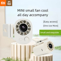 Xiaomi Youpin Clip Fan USB Rechargeable Wearable Powerful Personal Cool Waist Clip Fan Strong Wind High Speed Desktop Fan Home