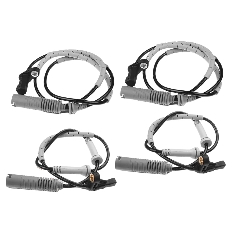 4PCS ABS Wheel Speed Sensor 34526785020 34526785021 For BMW E87 E90 E93 E92 130i 325i 330i 335i N52B30BF N52B25A