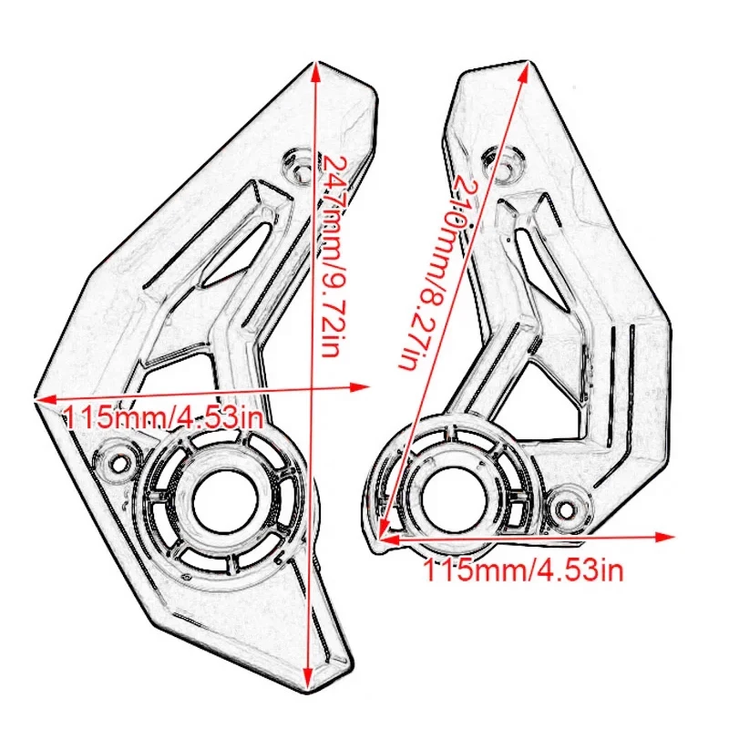 Fit For Kawasaki Ninja Z 650 Frame Side Cover Cowl Panel Fairing Guard Protector Ninja650 Z650 2017-2024 Motorcycle Accessories