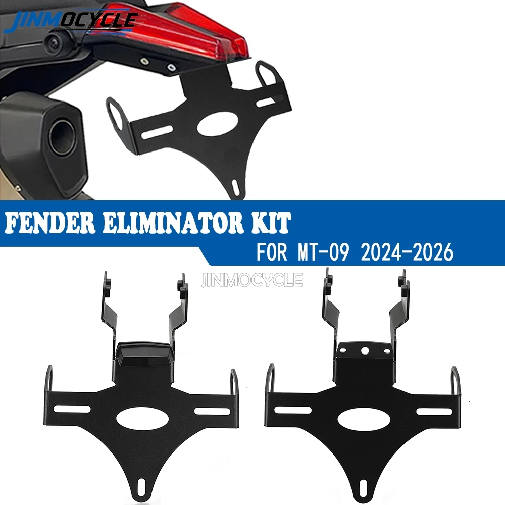 

For Yamaha MT-09 / MT09 MT 09 SP 2024 2025 YZF R9 Motorcycle Rear License Plate Holder Bracket Tail Tidy Fender Eliminator Kit