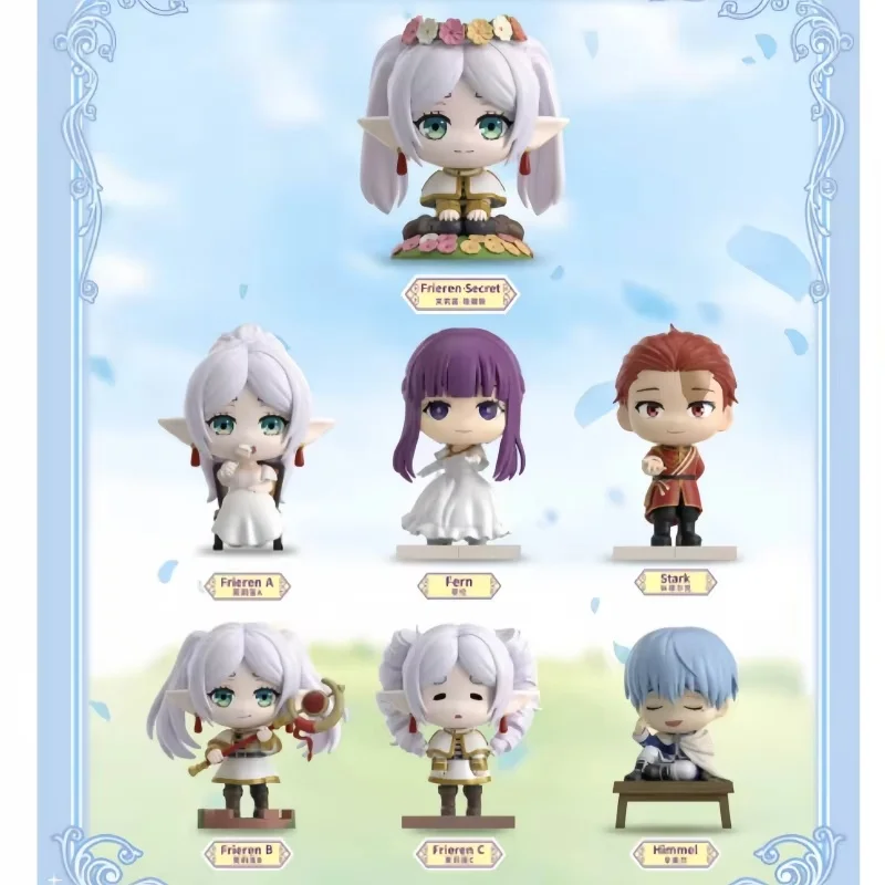 Auf Lager: Original EAKI Frieren: Beyond Journey's End Reisetagebuch-Figur Blind Box – Niedliche Sammlerfiguren, Überraschungsgeschenk-Spielzeug