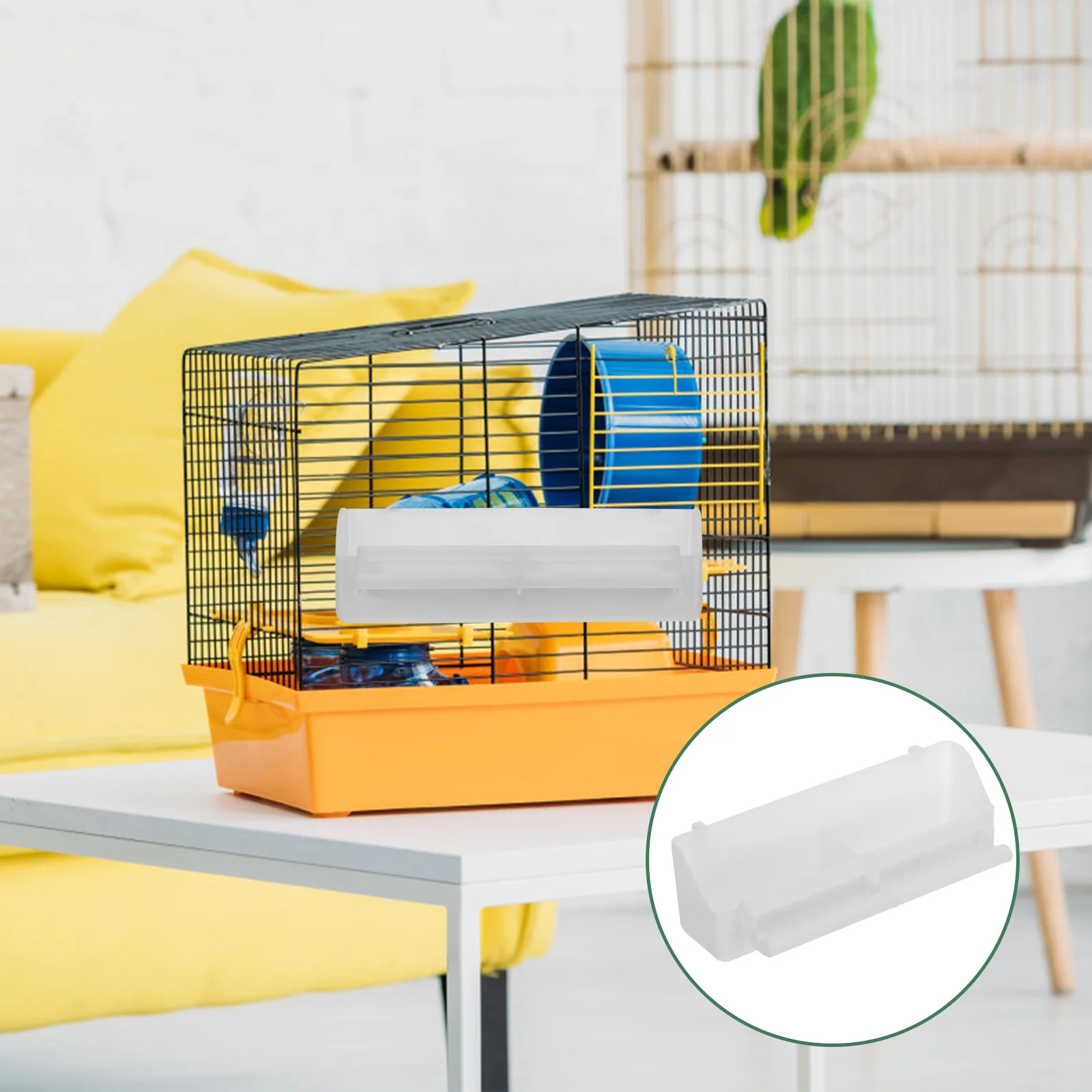 

Hanging Automatic Bird Feeder Dualuse Wet Dry Food Antisplash Design Outdoor Garden Easy Install Automatic Bird Feeder