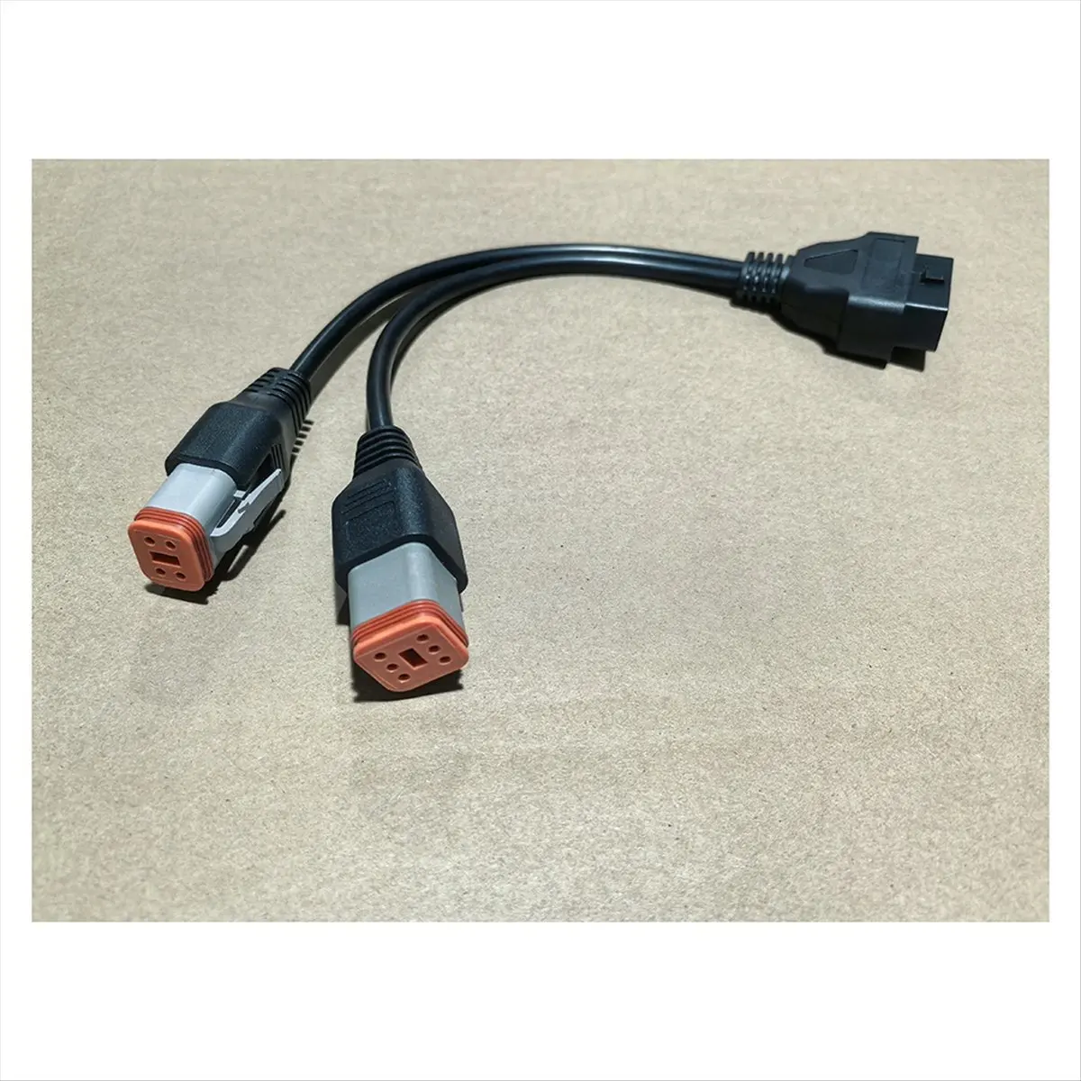 Kompatibel mit Harley Davidson Motorrad 6-Pin 4-Pin auf OBD2 16-Pin Adapter OBD 2 Diagnosescanner ELM327 Adapter