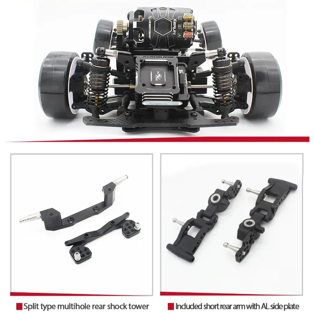 

USUKANI 1/10 RC Drift Car Kit NGE 2.0 SE Professional Racing Empty Frame Chassis Set No Tires for Adults kids Dly Build