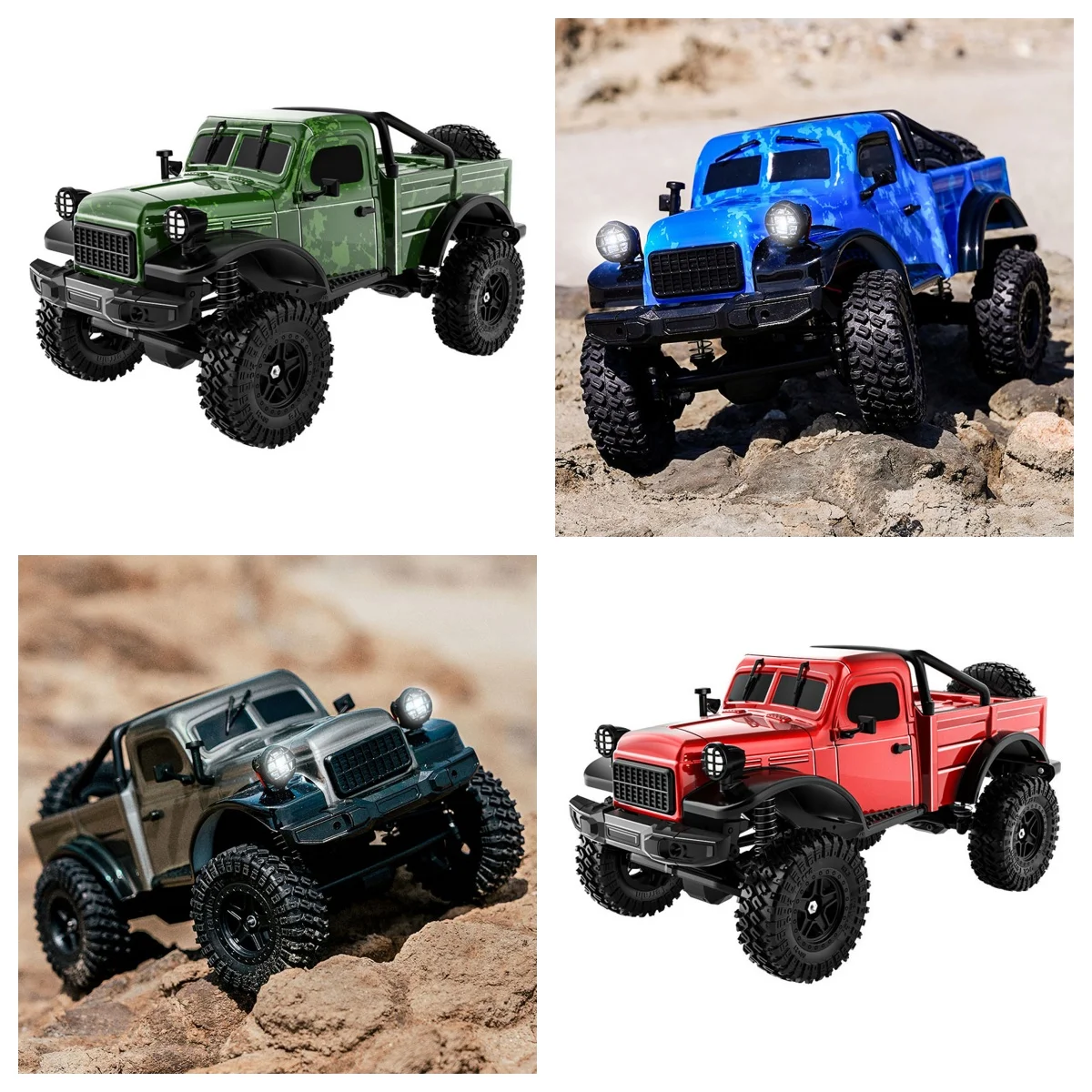 

1/18 RC Off Road Vehicle C8813 4WD 2,4 ГГц с дистанционным управлением Моделирование пикапа RTR Матовый двигатель ESC Альпинистский автомобиль