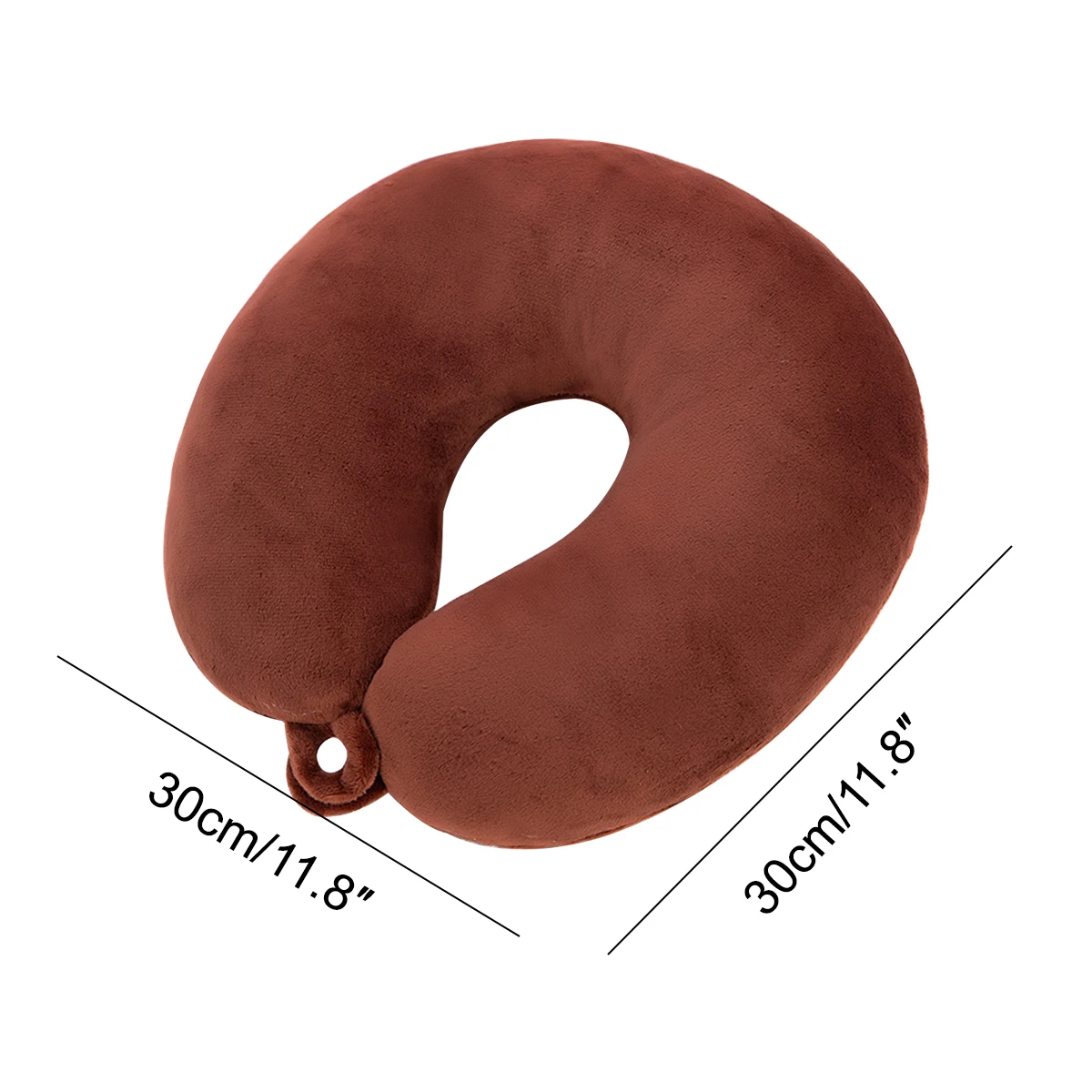 

1Pcs Solid Color PP Cotton U-Shaped Pillow Driving And Travel Neck Protection Pillow Office Prone Sleeping And Nap Pillow
