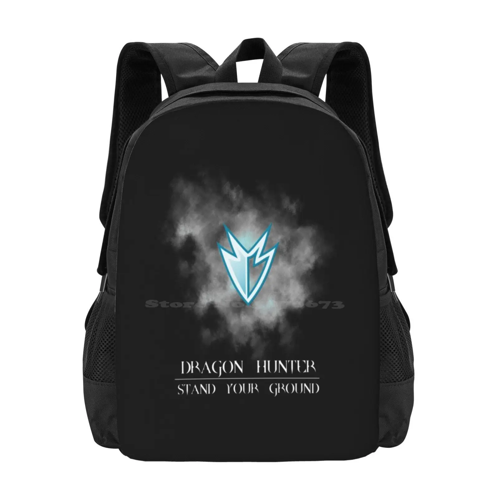 Guild Wars 2 - Dragon Hunter (Cazadragones) Hot Sale Schoolbag Backpack Fashion Bags Gw2 Guild Wars2 Fan Art Rol Commander Tag