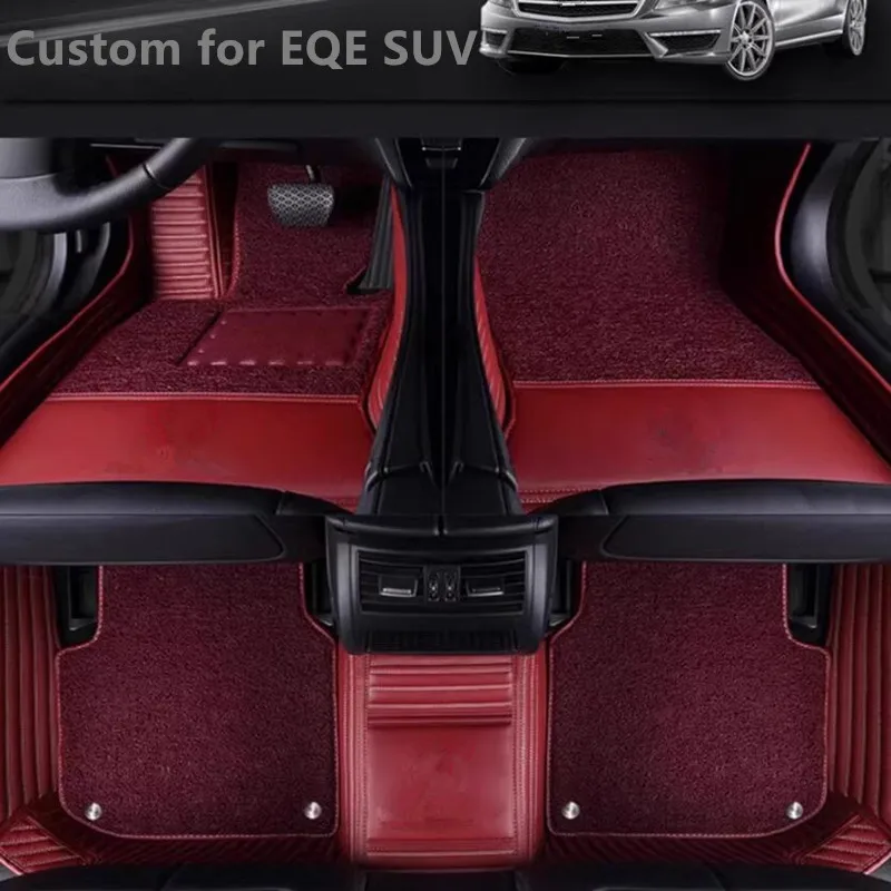 

Custom special car floor mats for Mercedes Benz EQE 350 500 SUV 2025-2023 Good quality double layers carpets for EQE500 SUV 2024