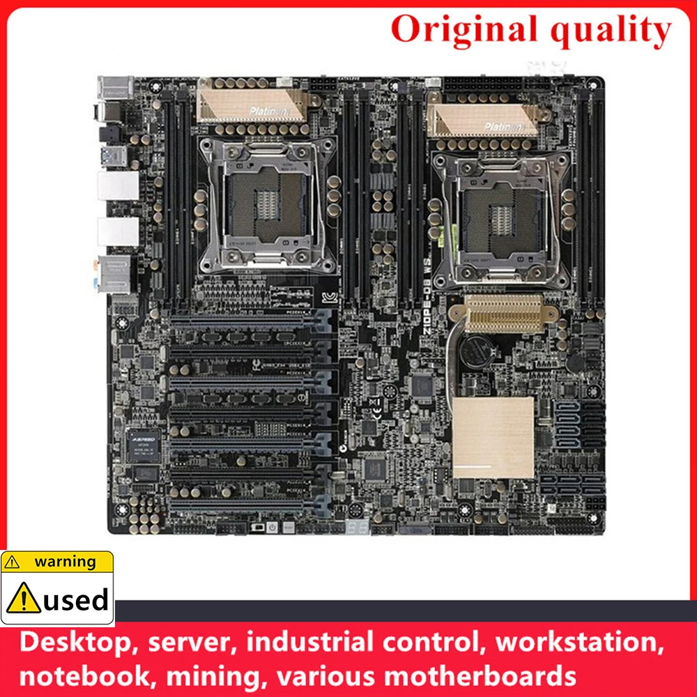 

For Z10PE-D8 WS Motherboards LGA 2011-3 V3 DDR4 ATX For Intel X99 Overclocking Desktop Mainboard SATA III USB3.0