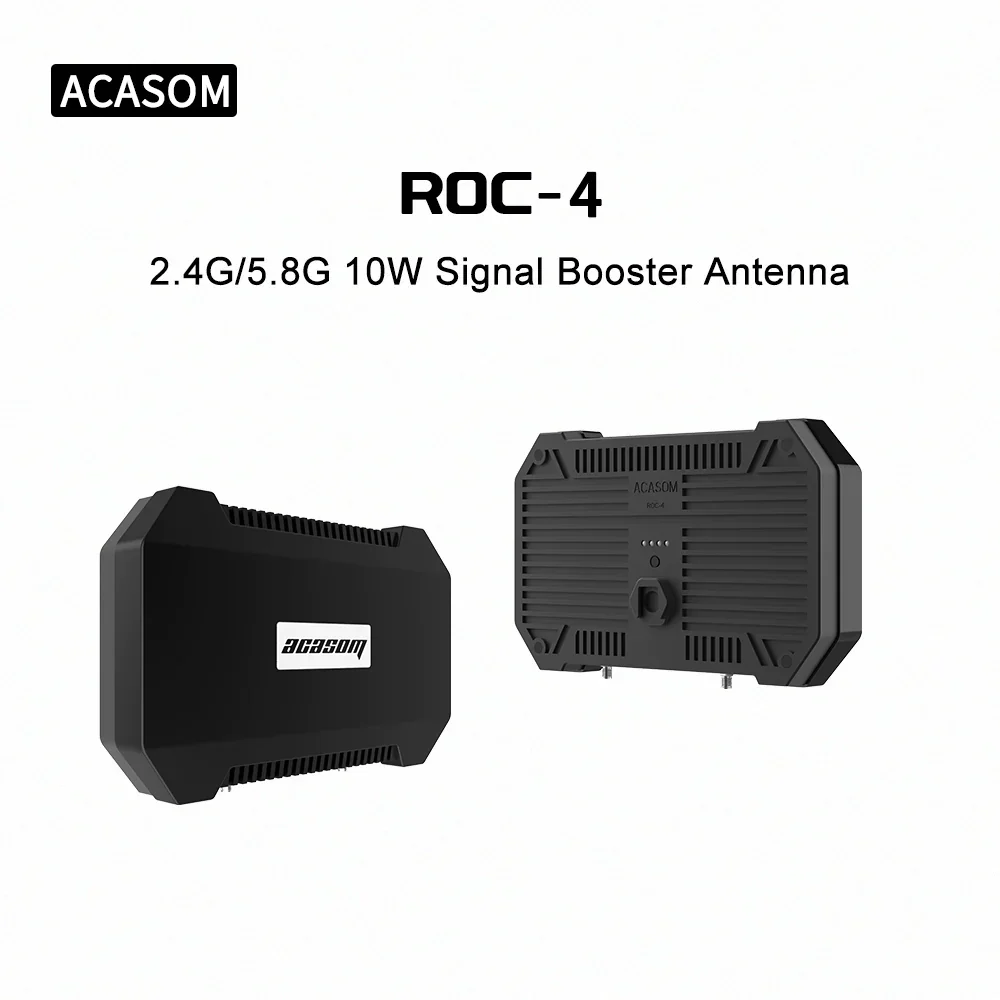 Rock four 10watt  high power d-rone singal amplifier 40dBm double flying distance U-AV wireless remote controller adapter