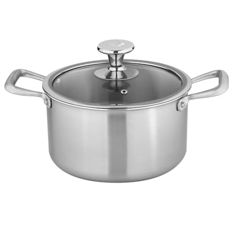 

Light luxury pure titanium soup pot, uncoated, household, fried, soup, thickened induction cooker hot pot