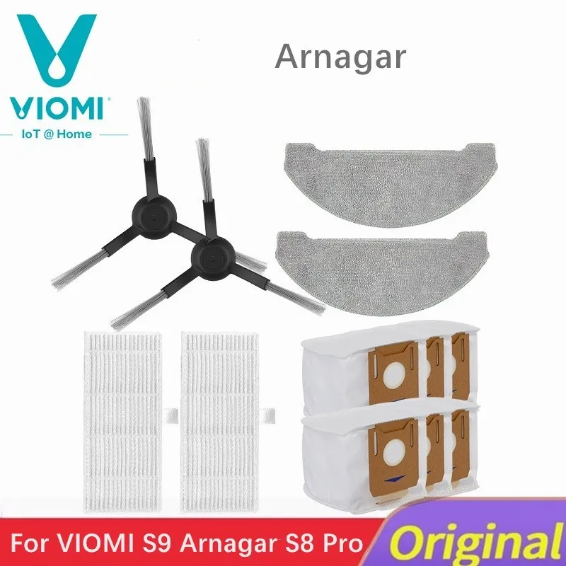 Акция! Тканевые HEPA-фильтры для швабры, боковые щетки, мешок для пыли для imou l11, щетка для пылесоса, аксессуары