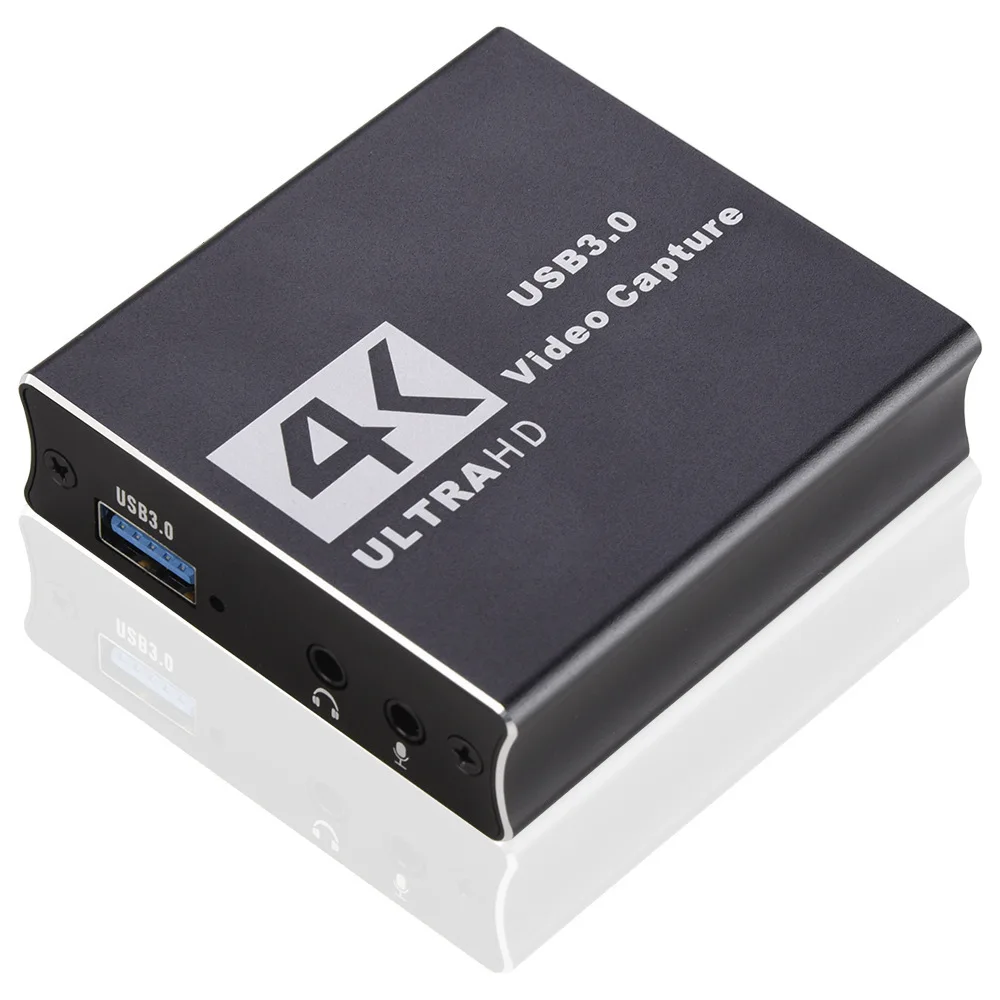 4K HDMI To USB 3.0 Video Capture Card 1080P High Definition Video Recorder Game Real-time Streaming Live Stream Collector