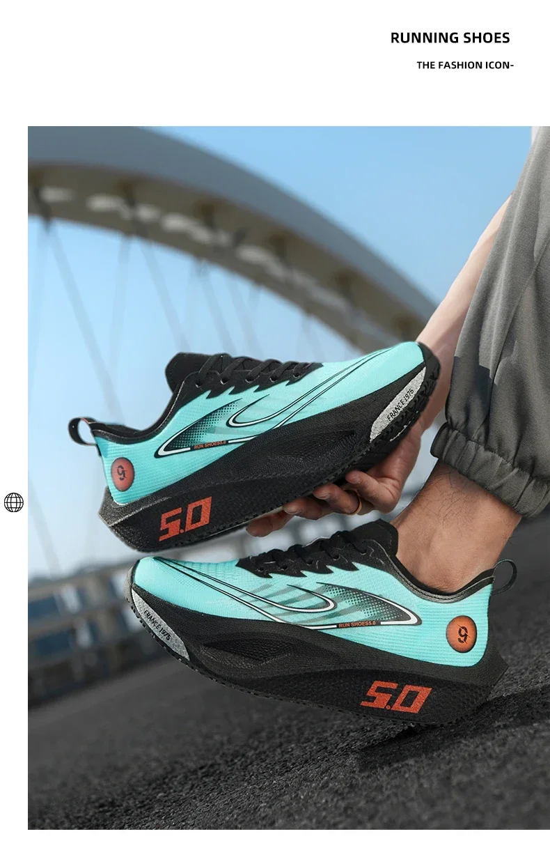 Unisex 2025, Vollcarbon-Platten-Laufschuhe, professionelle Marathon-Rennen, leichte, atmungsaktive Sport-Turnschuhe mit Bounce-Kissen – Detail 13