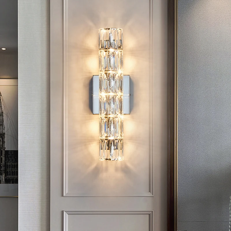 moderno e luxuoso lampada de parede cristal sala estar tv cabeceira lampada parede varanda corredor lampadas teto decoracao interior iluminacao led 01