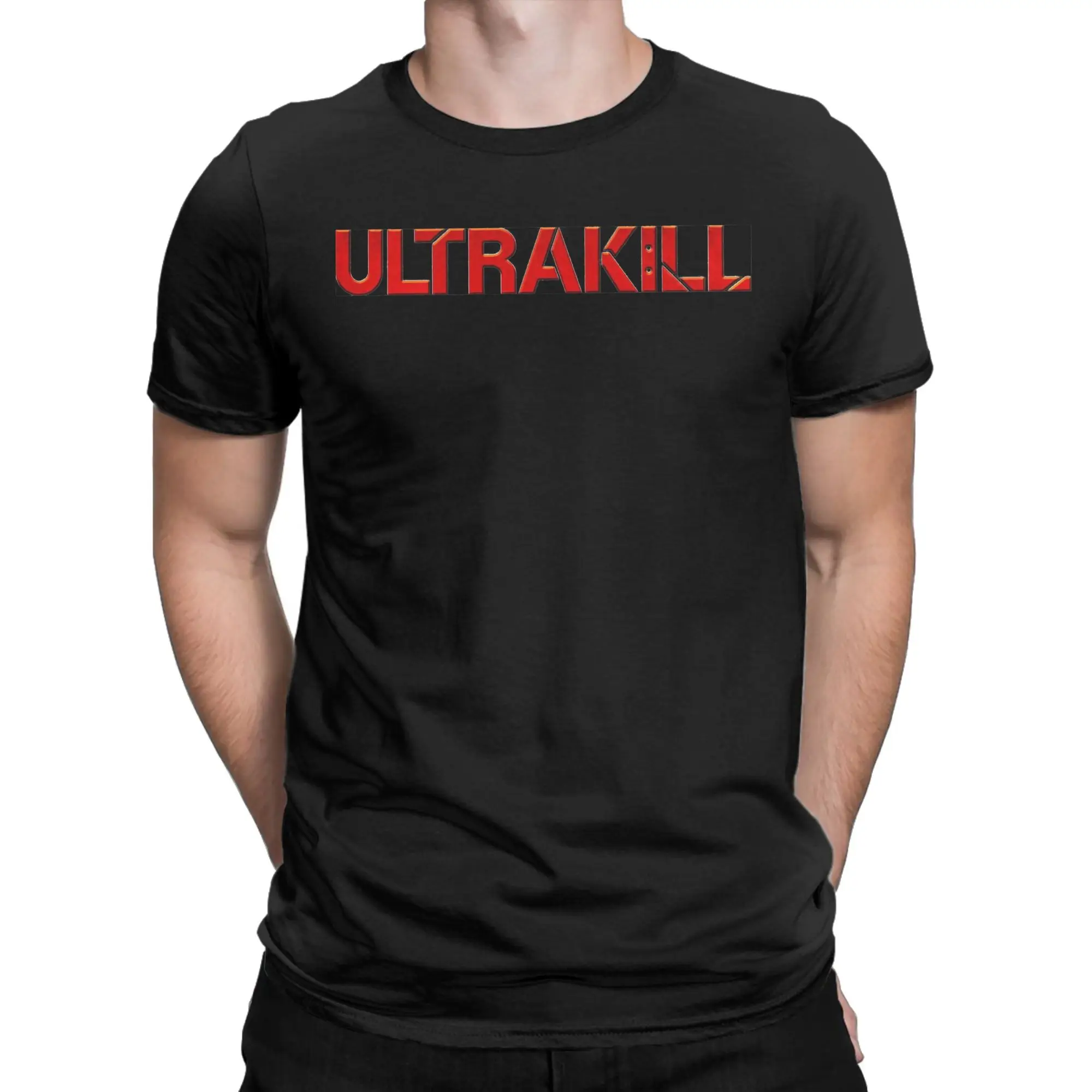 

Men Women Ultrakill Gabriel game fans lover gaming Shirt 100% Cotton Graphic Print Tee Shirts Top Clothing