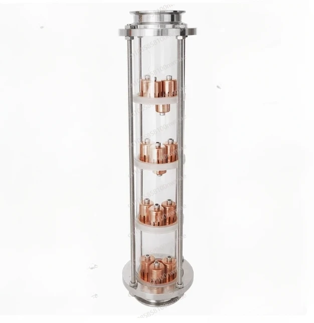 3inch(76mm)OD91mm Distiller Glass Column For Distillation,4 Floors Homebrew Reflux Tower Moonshine Accessorues