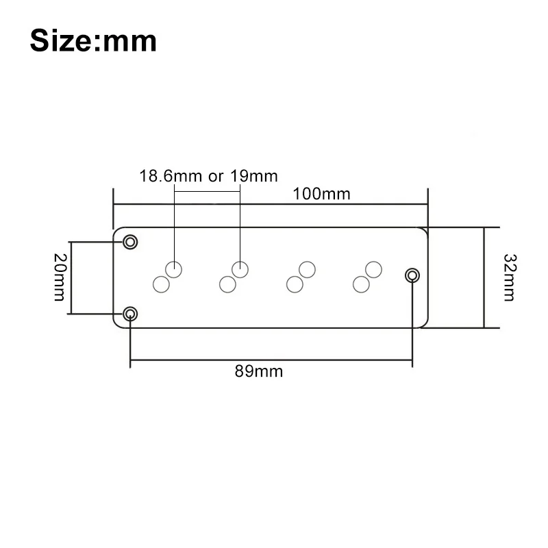 ألنيكو 5 مكدسة 3 فتحات 4-سلسلة باس هامبوكر مع قطعة مركزية للحد من الضوضاء لاقط 4-C أجزاء مخرج ملف سبليت باس