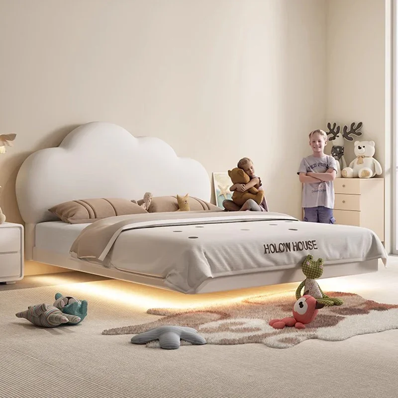 

Children Girls Massage Bed Castle Wooden Japanese Design Simple Bed Double Luxury Human Dog Princess Muebles Home Furniture