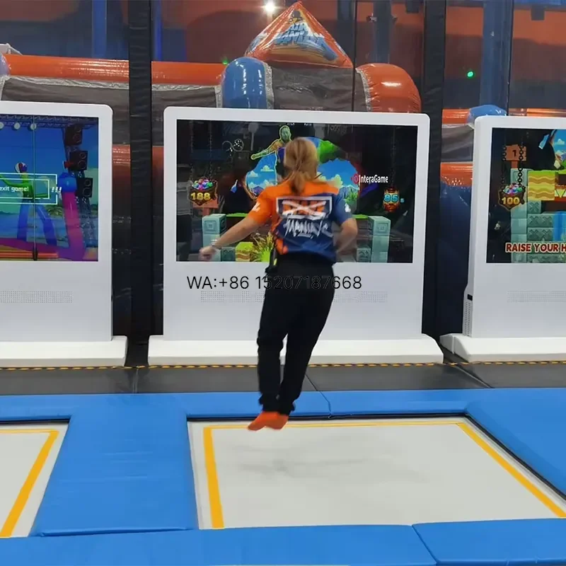 Wmwmnu Wholesale Motion Sensing Game Console Interactive Commercial Fitness Trampoline Jumping Equipment for Indoor Sports