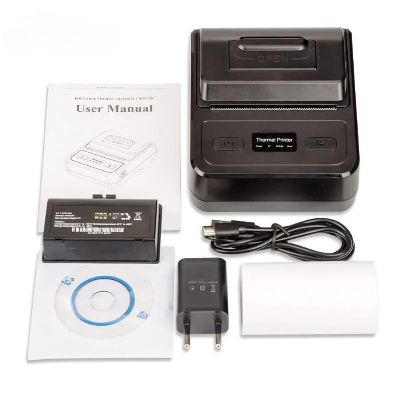 80mm Mini Usb Thermal Printer Wireless Thermal Bluetooth Printer