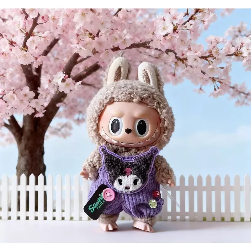 

For Doll Clothes Labubu V1V2 Cinnamoroll Cute Straps Pants Doll Accessories Random Colors Toys for Anime Lovers