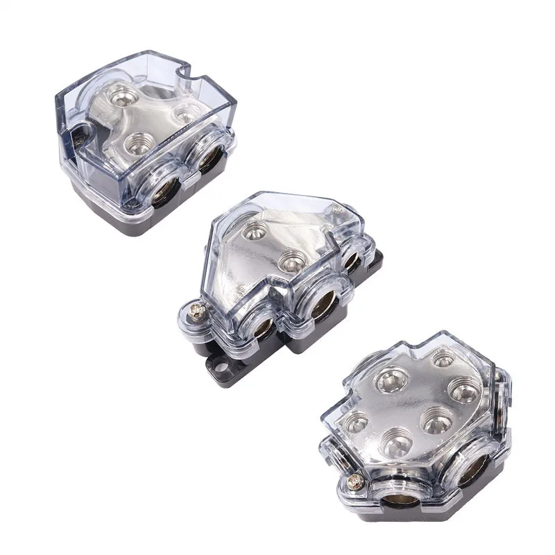 2/3/5 Point Distribution Block Junction Box 0 Gauge 2 Gauge  In to 4 Gauge 8 Gauge Out