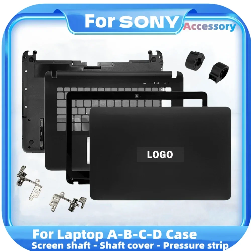 

NEW Lcd Back Cover/Front Bezel/Plamrest/Bottom Case/Hinges/Hinge Cover For Sony SVF142 SVF143 SVF143a1qt SVF14326scw Non-Touch